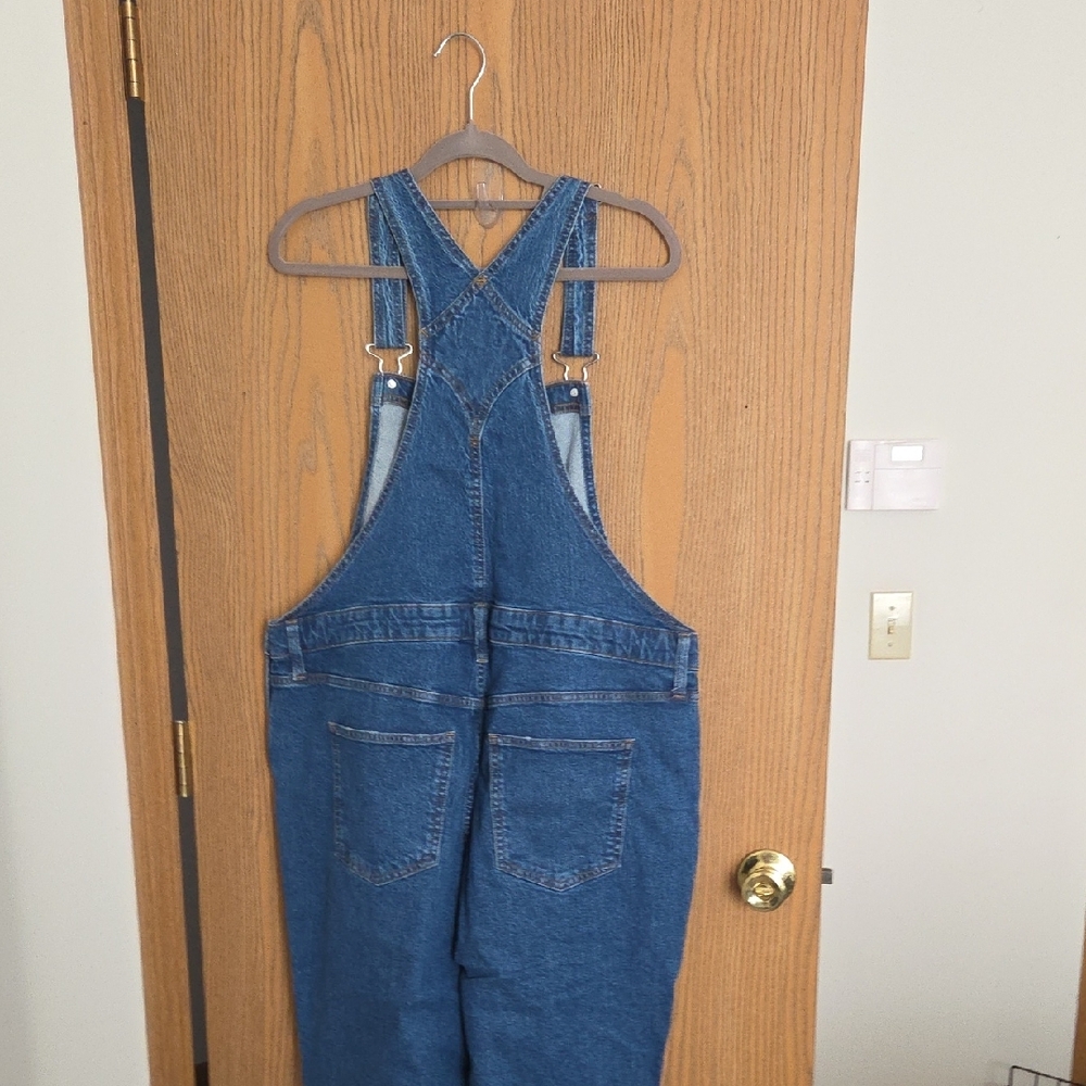 Women's Blue Denim Overalls - Picture 7 of 16